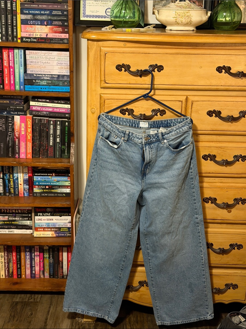 Time and Tru Light Blue Wide-Leg Jeans